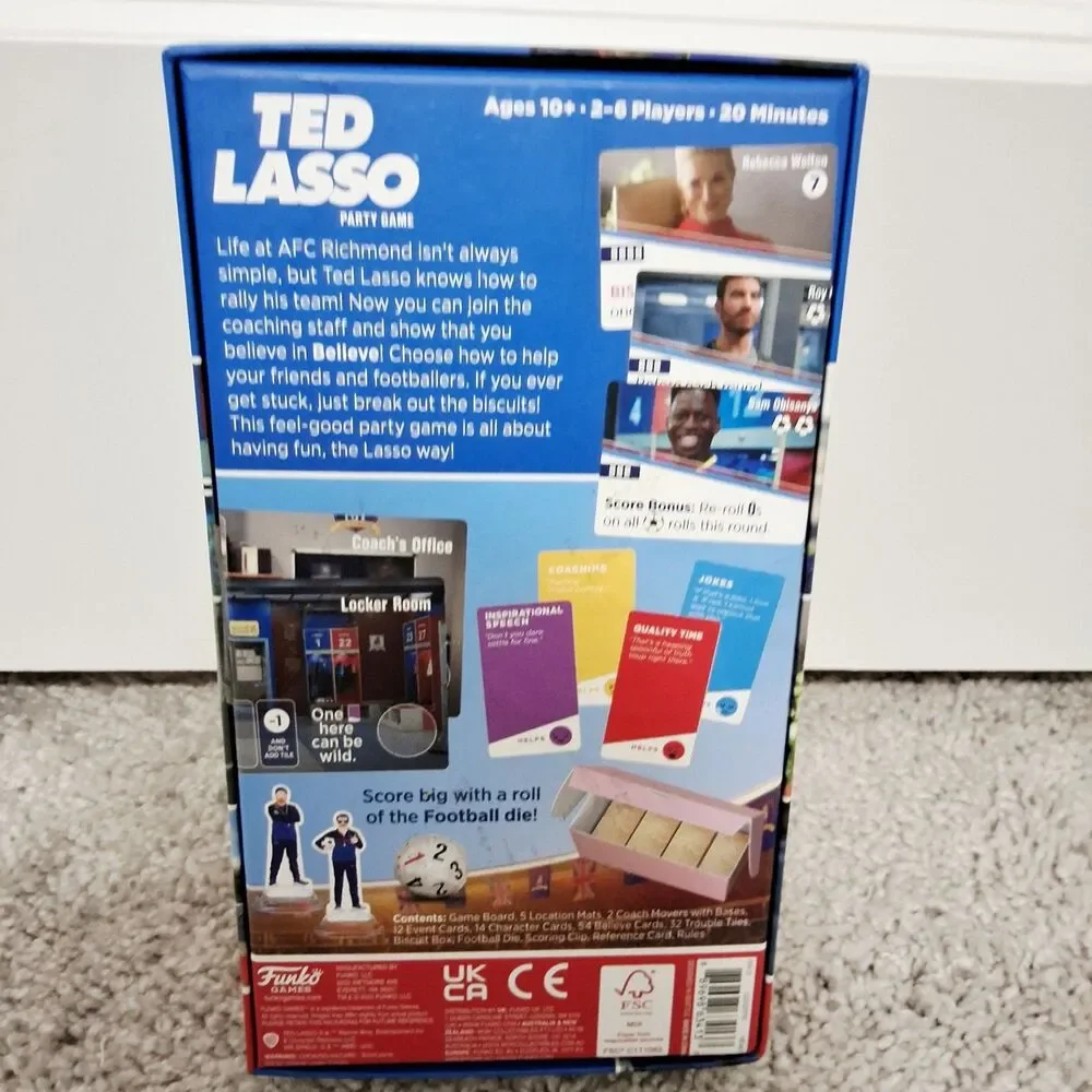 Ted Lasso Party Game 2-6 players ages 10 and up Family Game Night Brand New